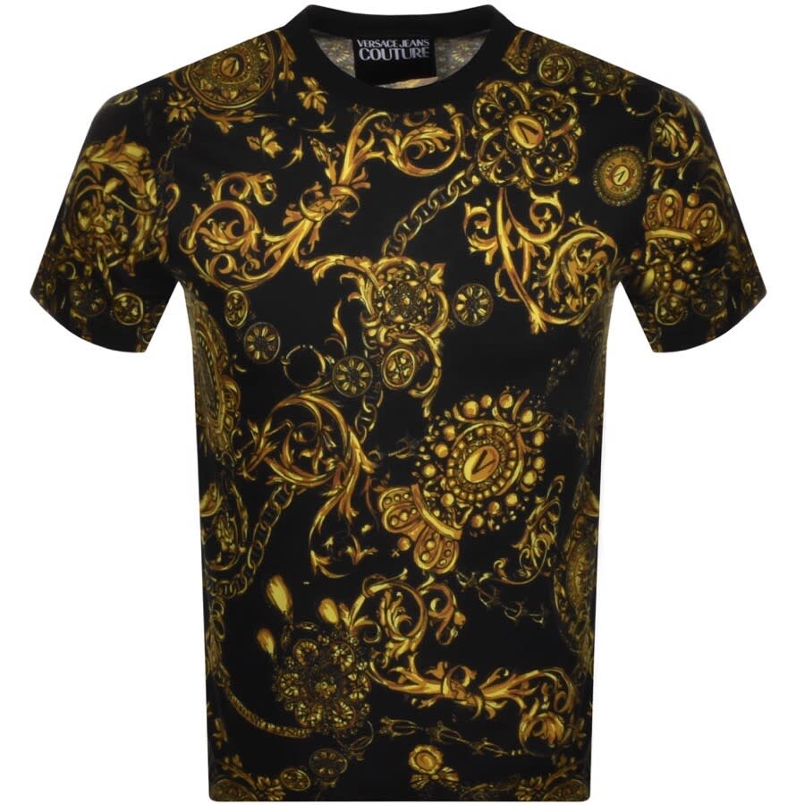 Alternative Image for ProductVersace Jeans Couture Baroque T Shirt Black1