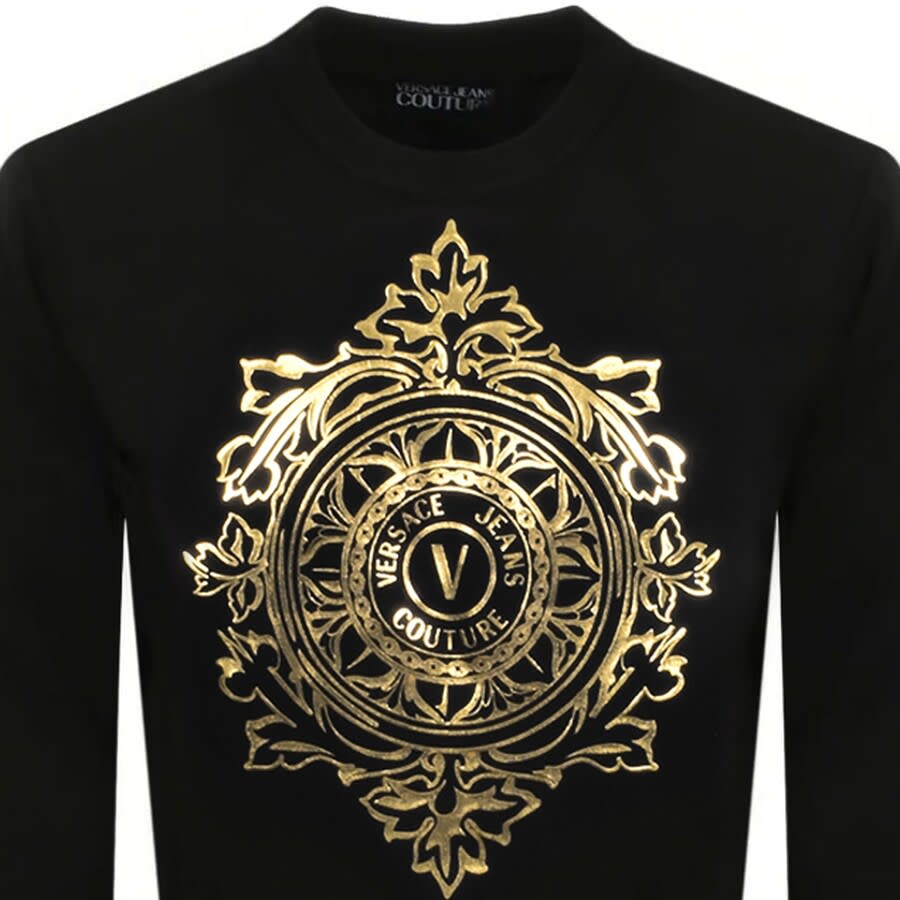 Alternative Image for ProductVersace Jeans Couture Logo Sweatshirt Black2
