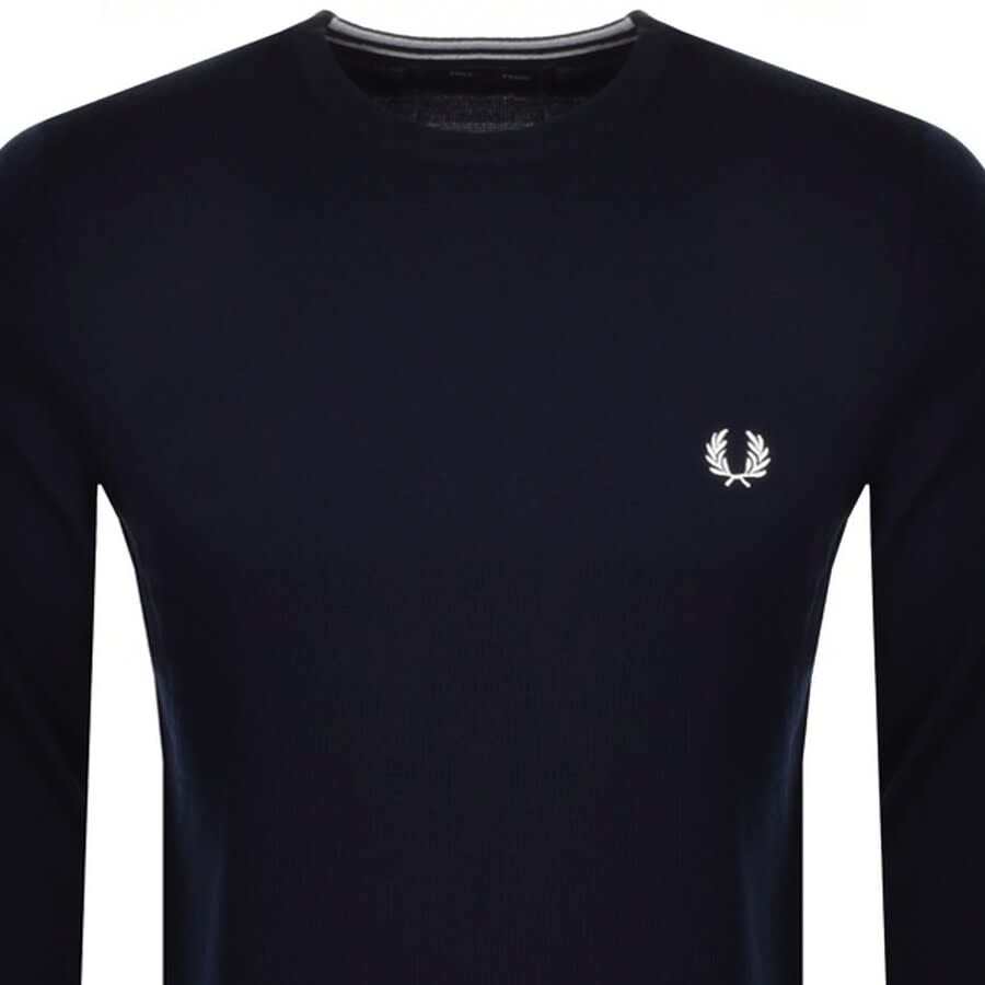 Alternative Image for ProductFred Perry Crew Neck Knit Jumper Navy2
