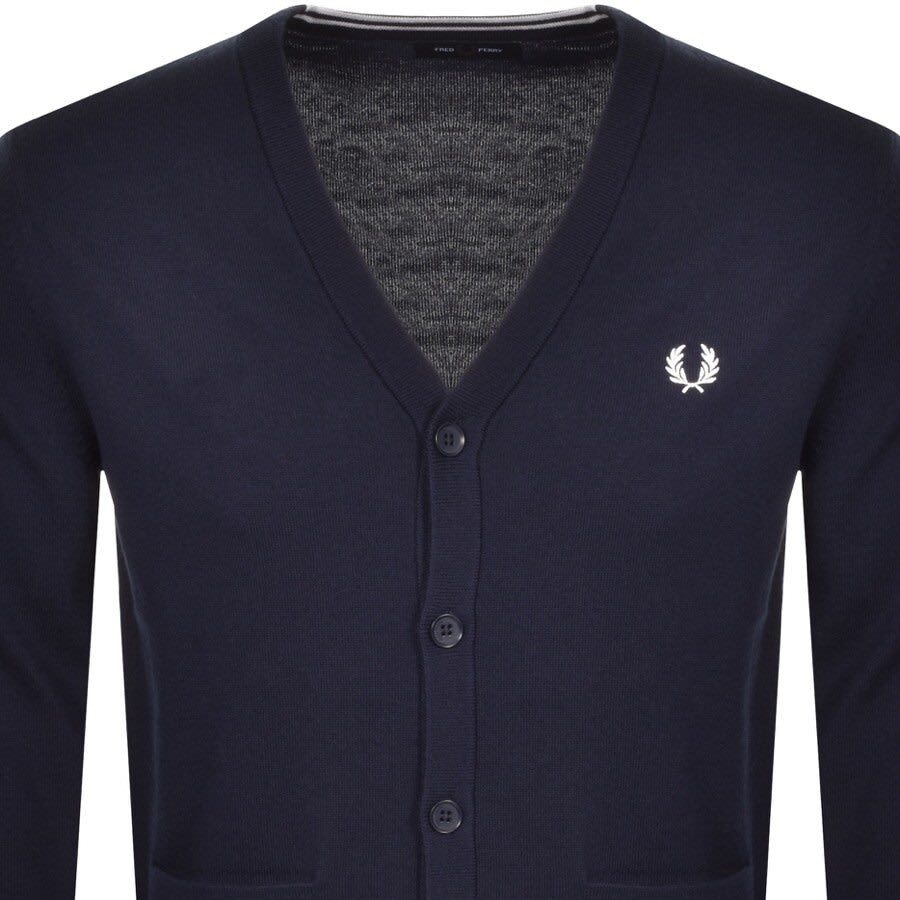 Alternative Image for ProductFred Perry Classic Knit Cardigan Navy2