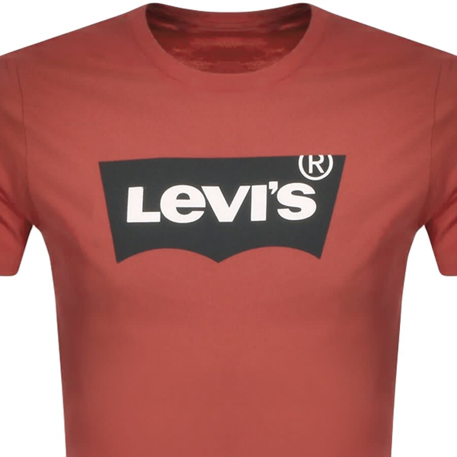 Alternative Image for ProductLevis Crew Neck Housemark Logo T Shirt Red2