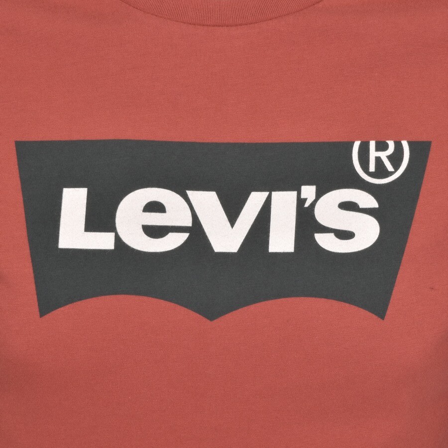 Alternative Image for ProductLevis Crew Neck Housemark Logo T Shirt Red3