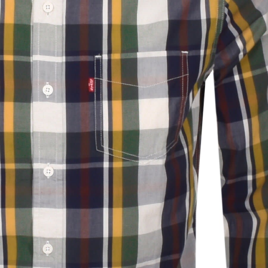 Alternative Image for ProductLevis Check Pocket Long Sleeve Shirt Navy3