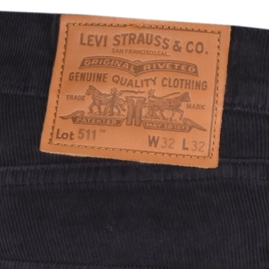 Alternative Image for ProductLevis 511 Corduroy Slim Fit Jeans Navy3