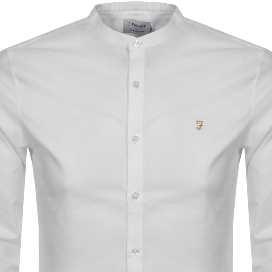 Alternative Image for ProductFarah Vintage Brewer Grandad Shirt White2
