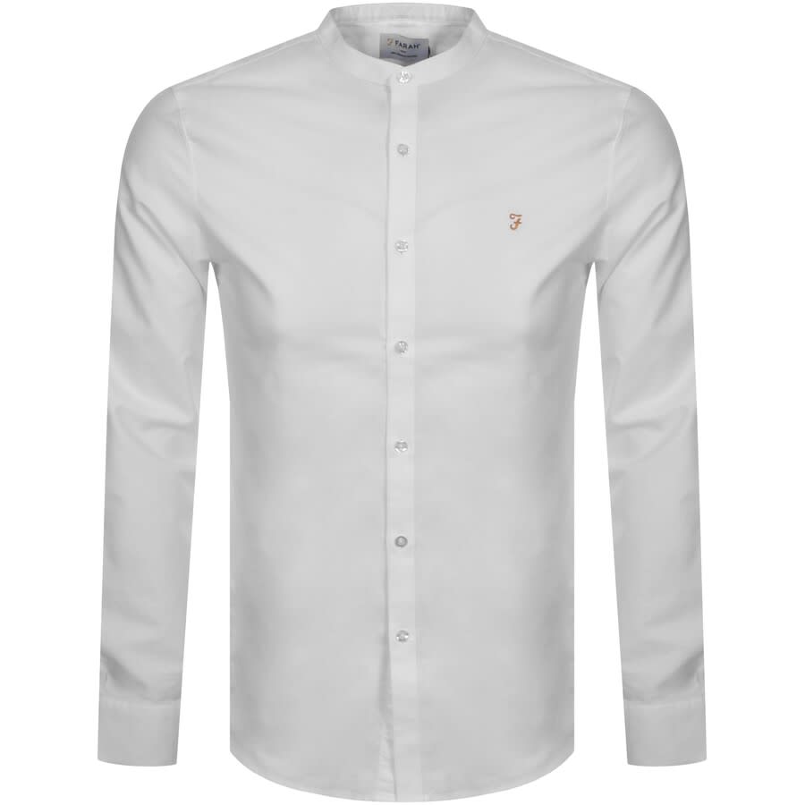 Alternative Image for ProductFarah Vintage Brewer Grandad Shirt White1