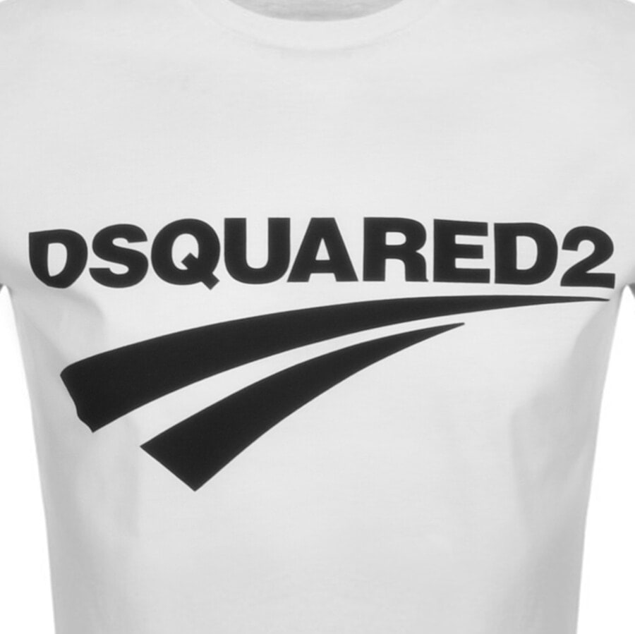 Alternative Image for ProductDSQUARED2 Logo Short Sleeved T Shirt White3