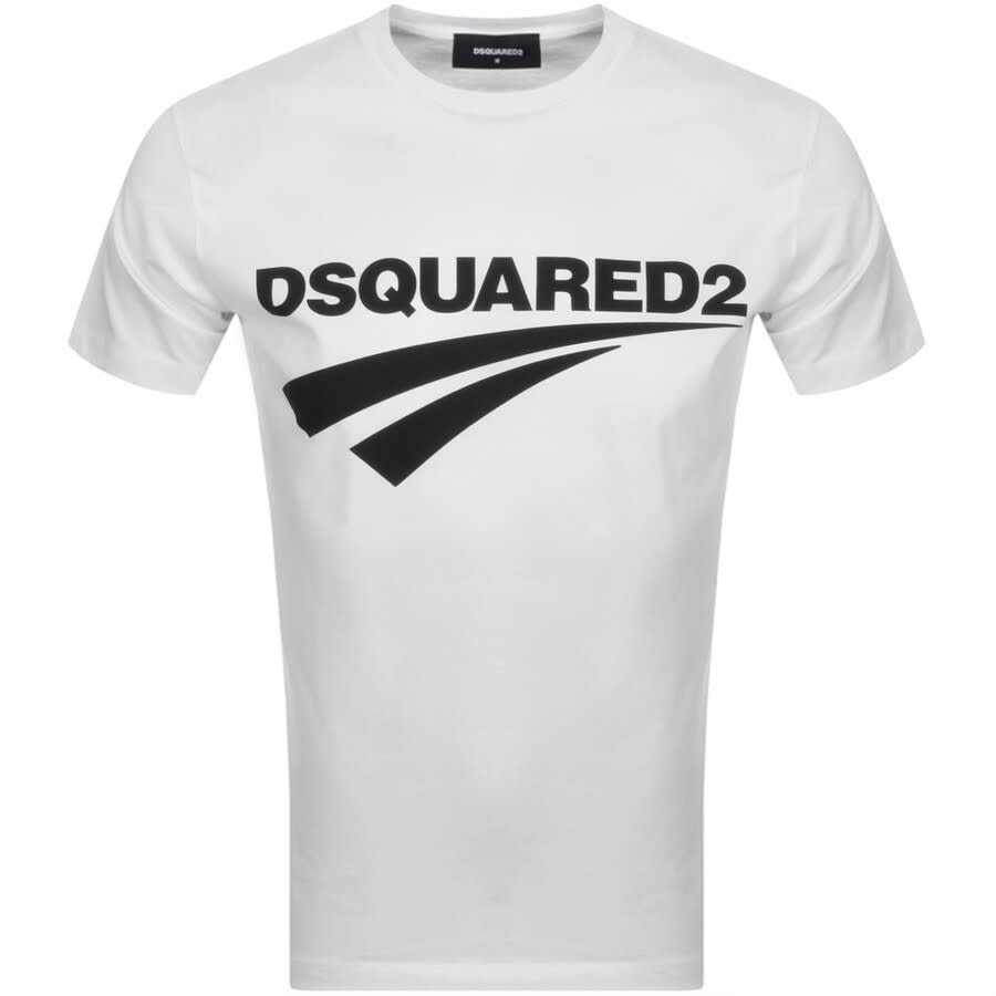 Alternative Image for ProductDSQUARED2 Logo Short Sleeved T Shirt White1