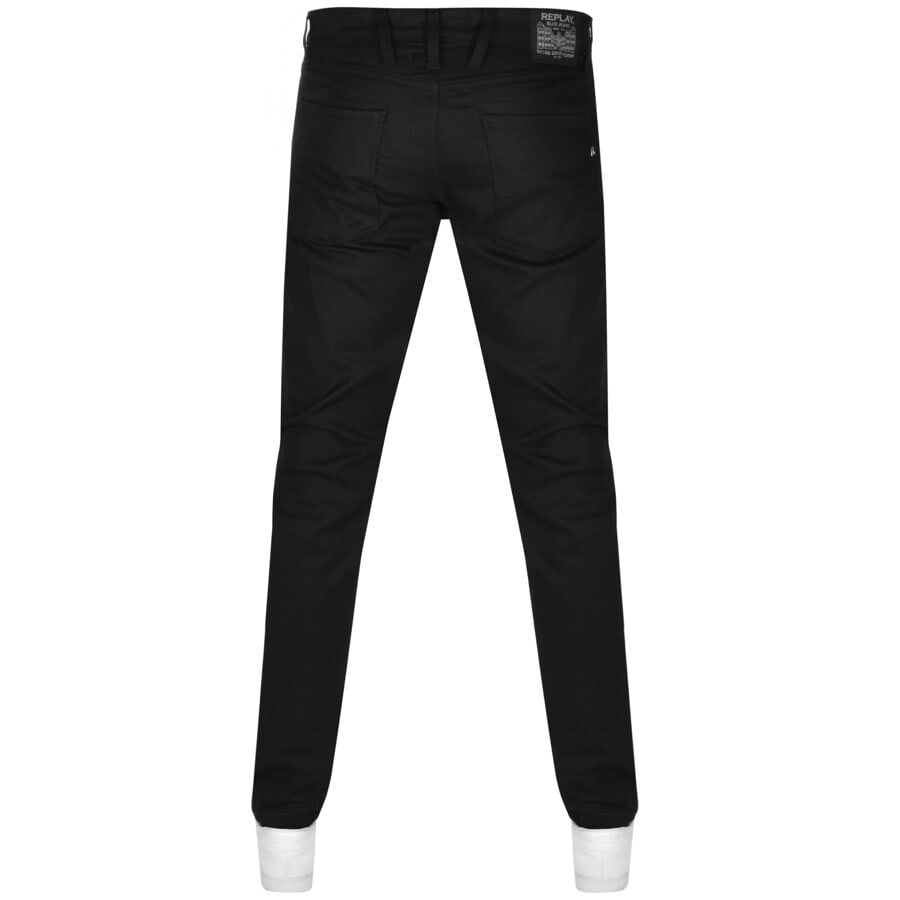 Alternative Image for ProductReplay Anbass Power Stretch Jeans Black2