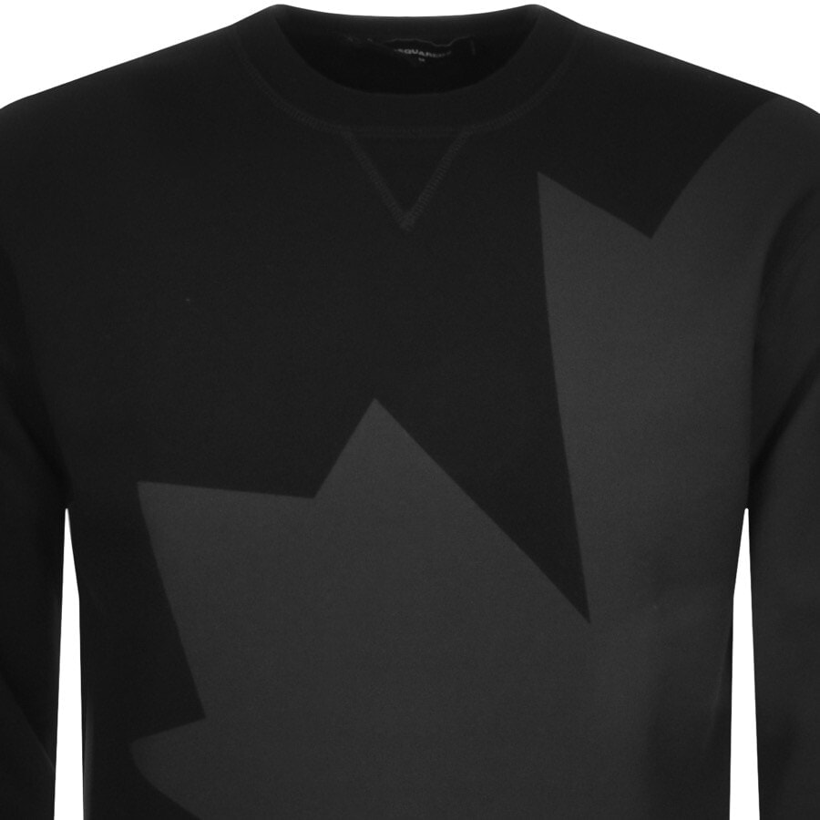 Alternative Image for ProductDSQUARED2 Megaleaf Cool Sweatshirt Black2