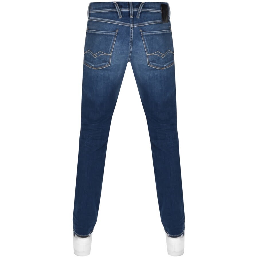 Alternative Image for ProductReplay Anbass Hyperflex Jeans Blue2