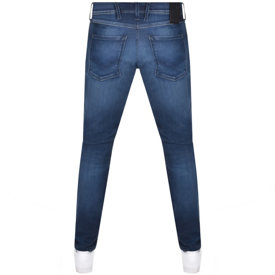 Alternative Image for ProductReplay Anbass Hyperflex Jeans Blue2