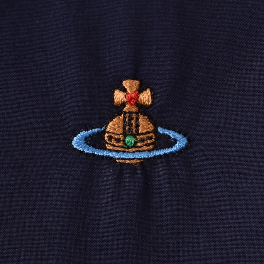 Alternative Image for ProductVivienne Westwood Slim Long Sleeved Shirt Navy3