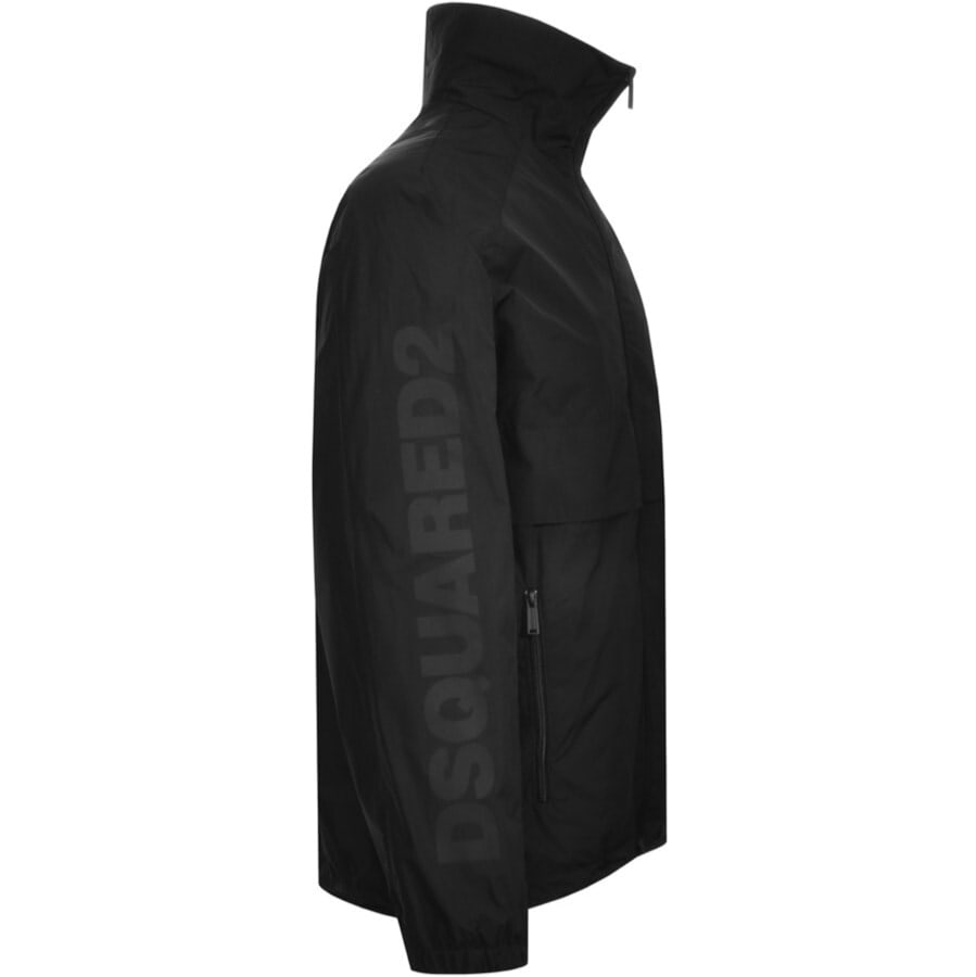 Alternative Image for ProductDSQUARED2 Moto Zip Bomber Jacket Black3