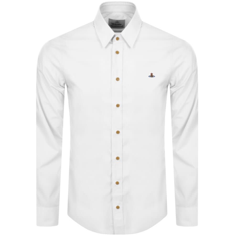 Vivienne Westwood Slim Long Sleeved Shirt White | Mainline Menswear