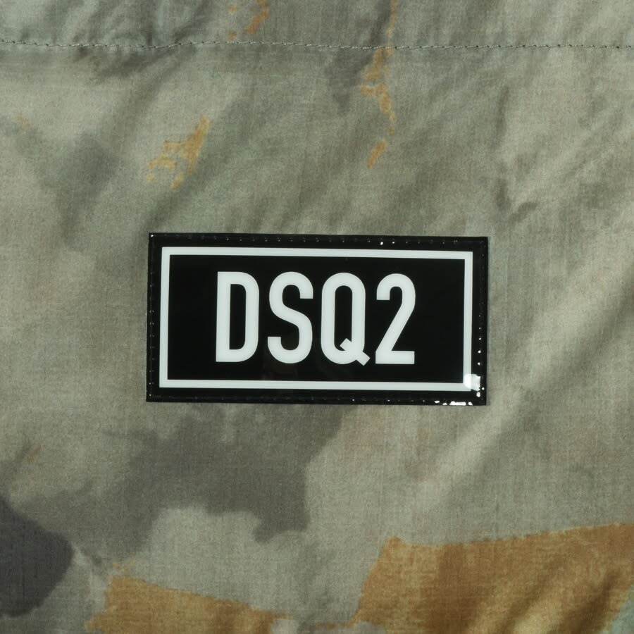 Alternative Image for ProductDSQUARED2 Camo Puffer Jacket Green3