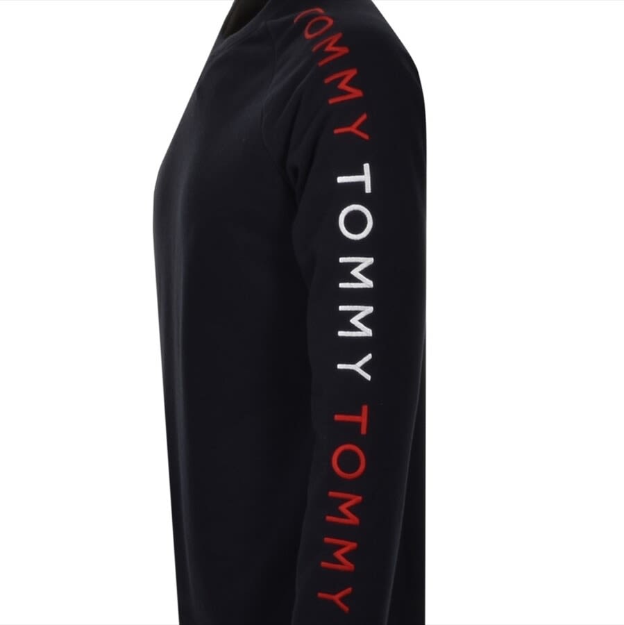 Alternative Image for ProductTommy Hilfiger Crew Neck Logo Sweatshirt Navy3