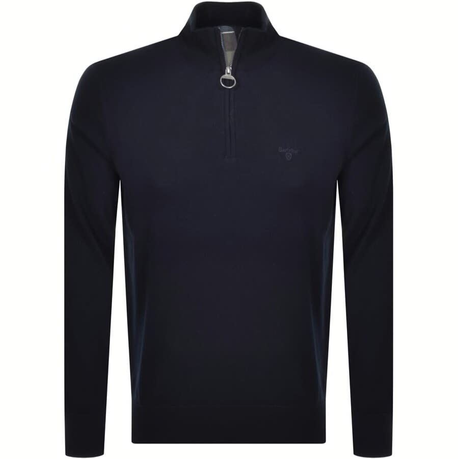 Alternative Image for ProductBarbour Half Zip Knit Jumper Navy1