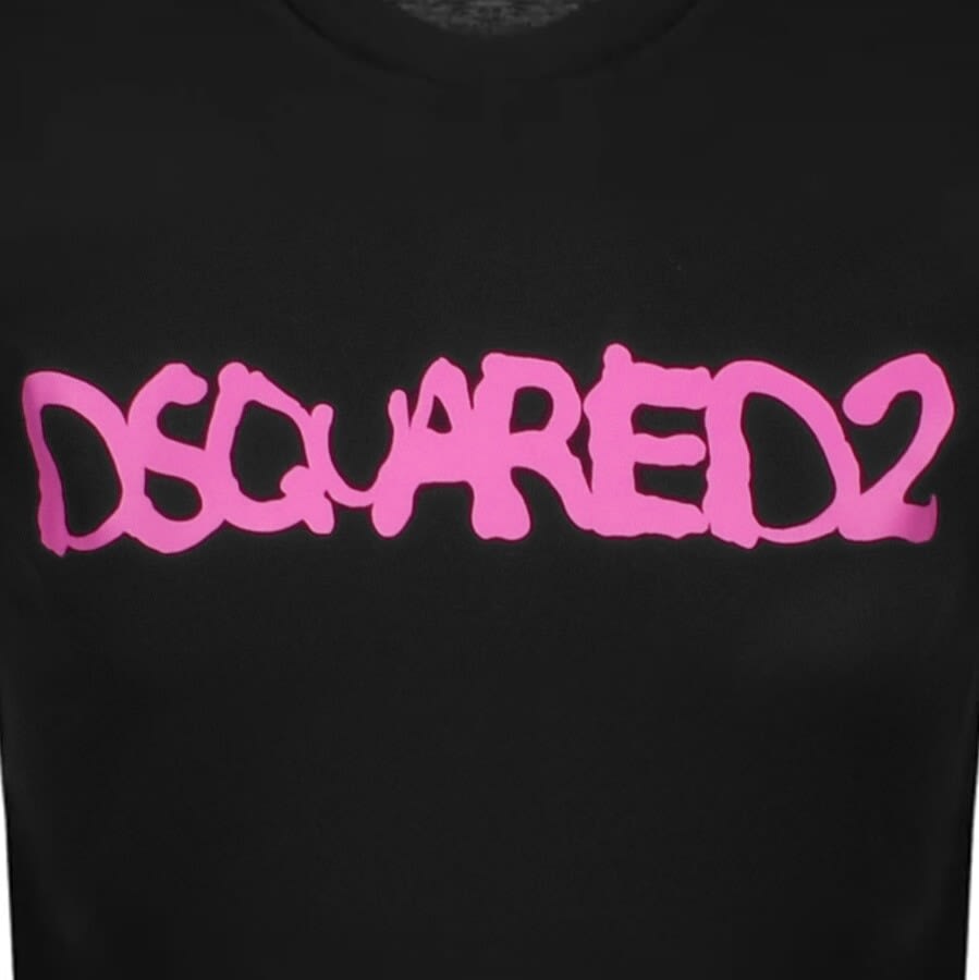 Alternative Image for ProductDSQUARED2 Logo T Shirt Black3