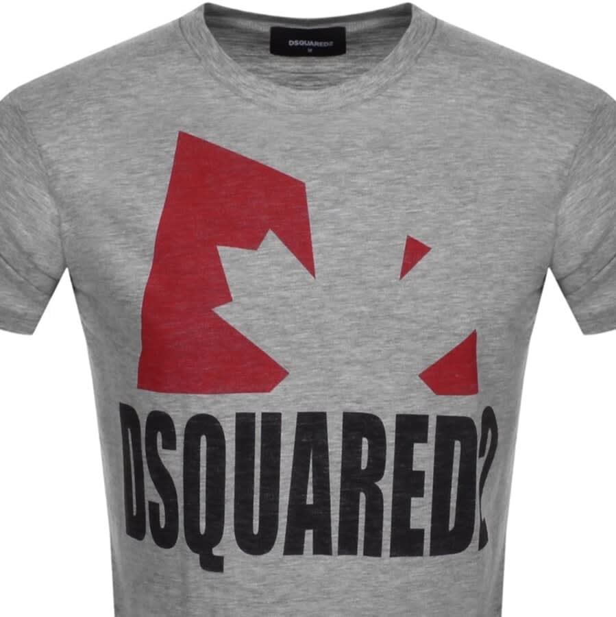 Alternative Image for ProductDSQUARED2 Logo T Shirt Grey2