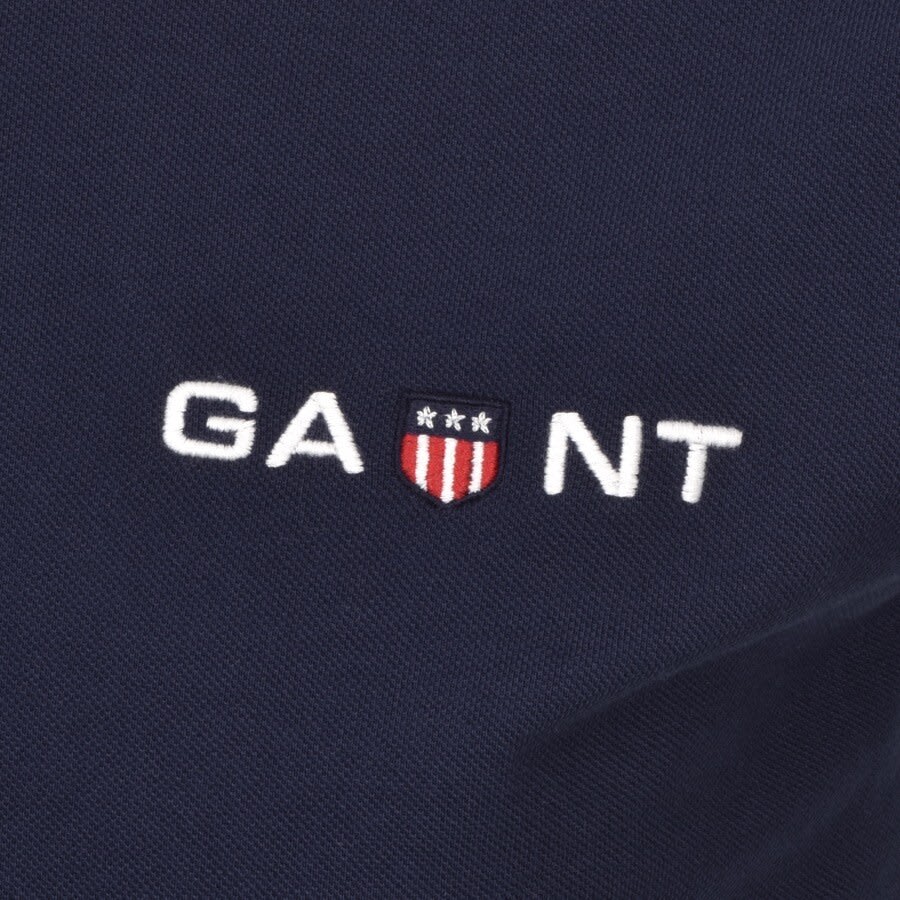 Alternative Image for ProductGant Retro Shield Rugger Polo T Shirt Navy3
