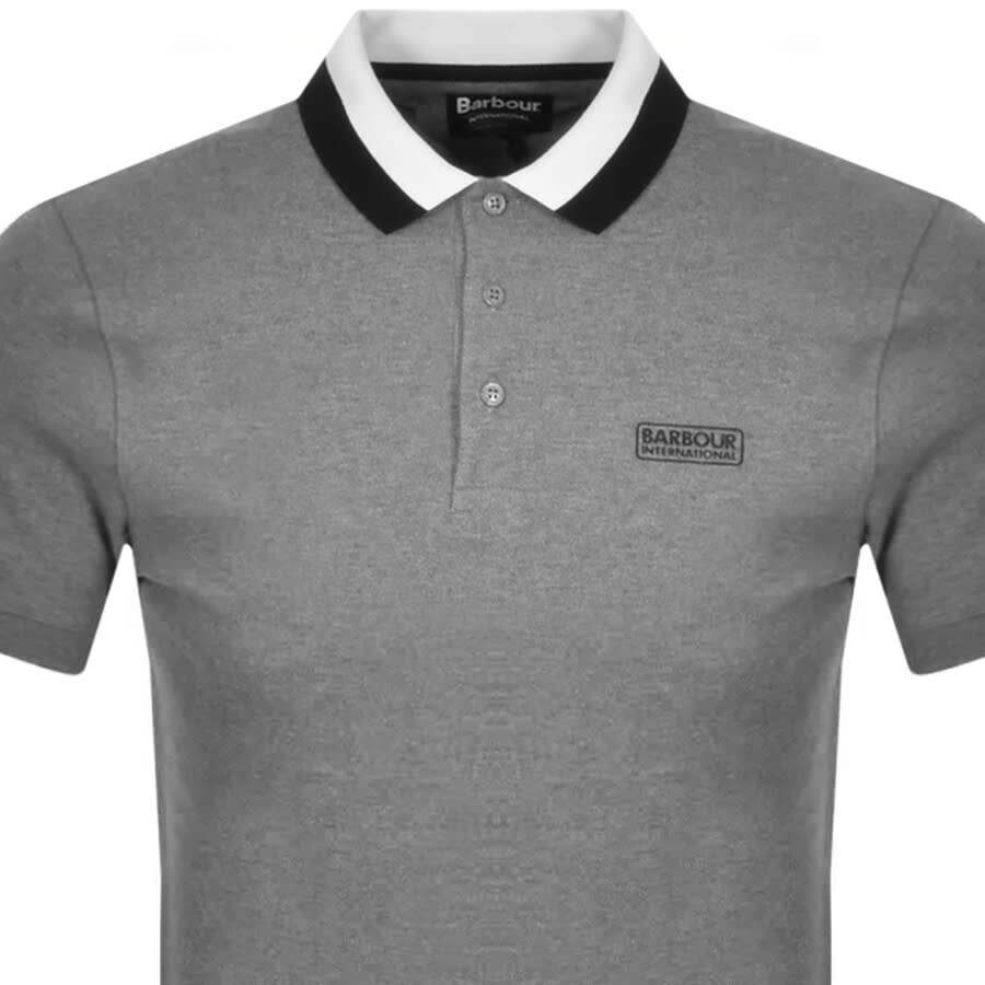 Alternative Image for ProductBarbour International Ampere Polo T Shirt Grey2