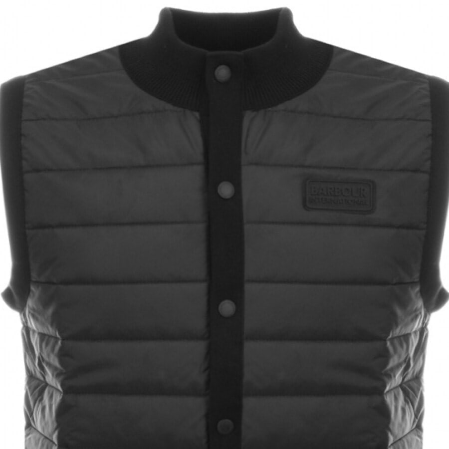 Alternative Image for ProductBarbour International Baffle Gilet Black2