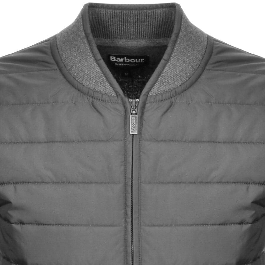 Alternative Image for ProductBarbour International Baffle Jumper Grey2