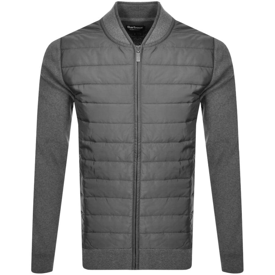 Alternative Image for ProductBarbour International Baffle Jumper Grey1