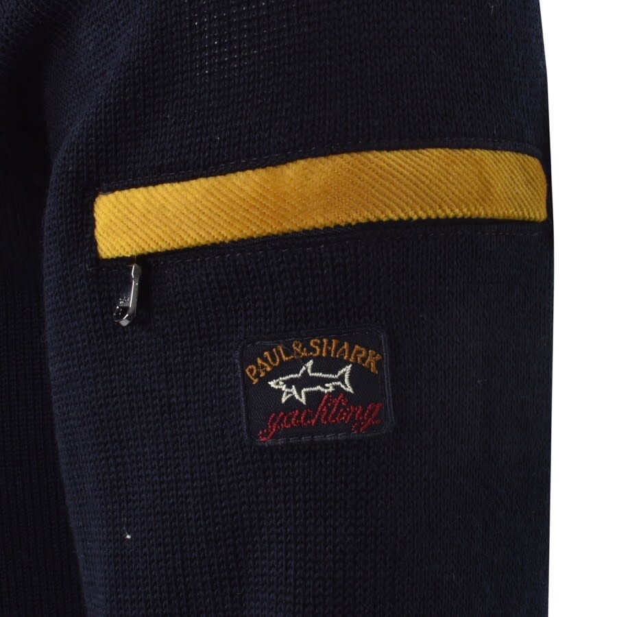 Alternative Image for ProductPaul And Shark Knitted Jumper Navy3