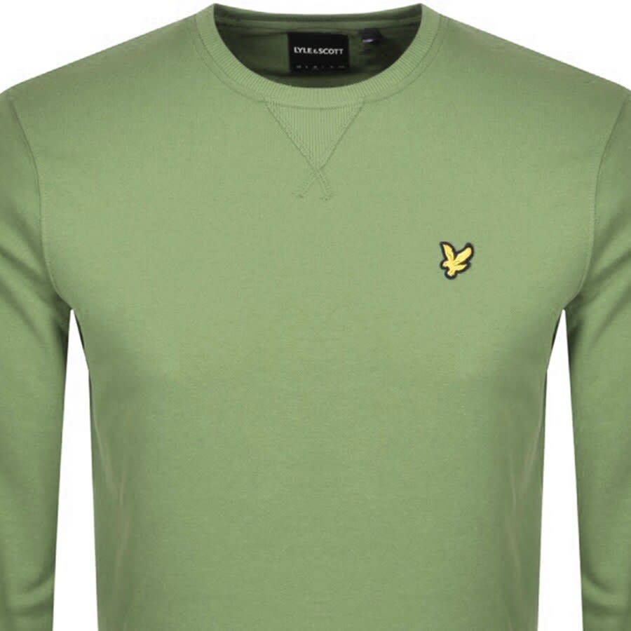 Alternative Image for ProductLyle And Scott Crew Neck Sweatshirt Green2