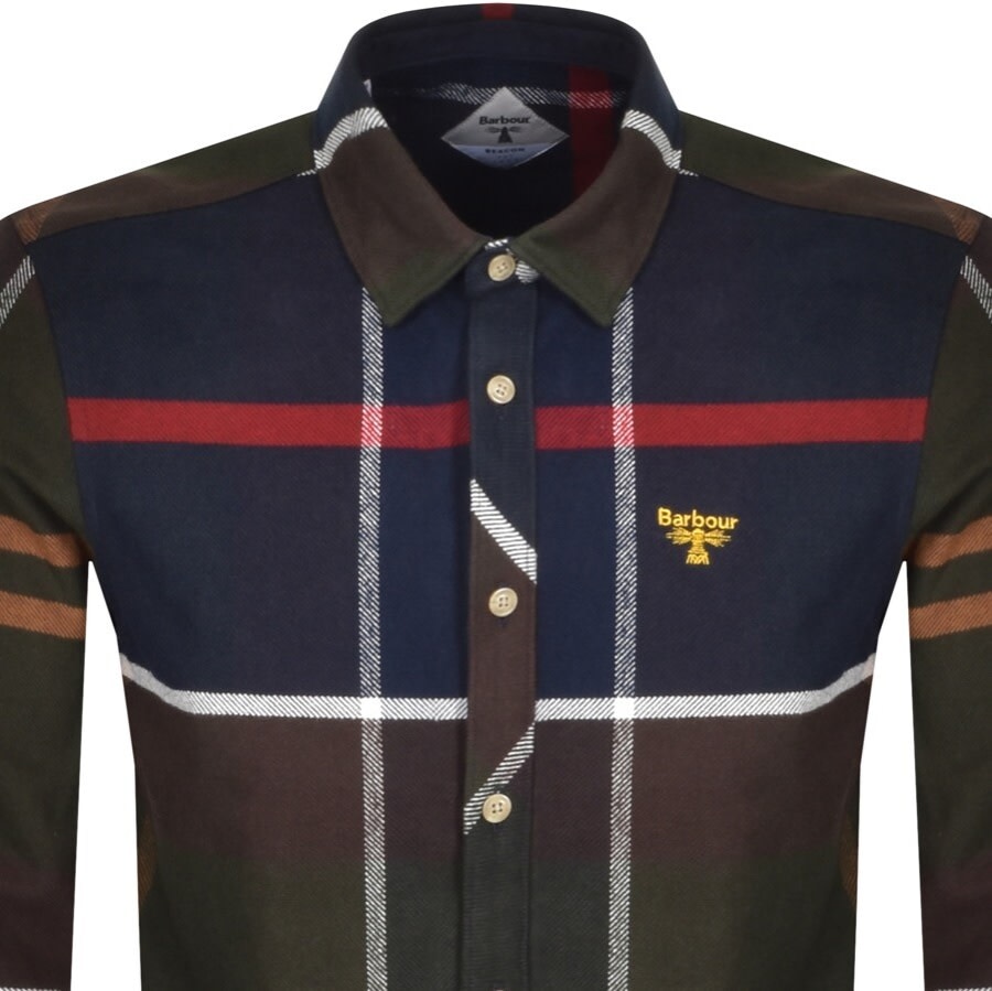 Alternative Image for ProductBarbour Beacon Broad Shirt Green2