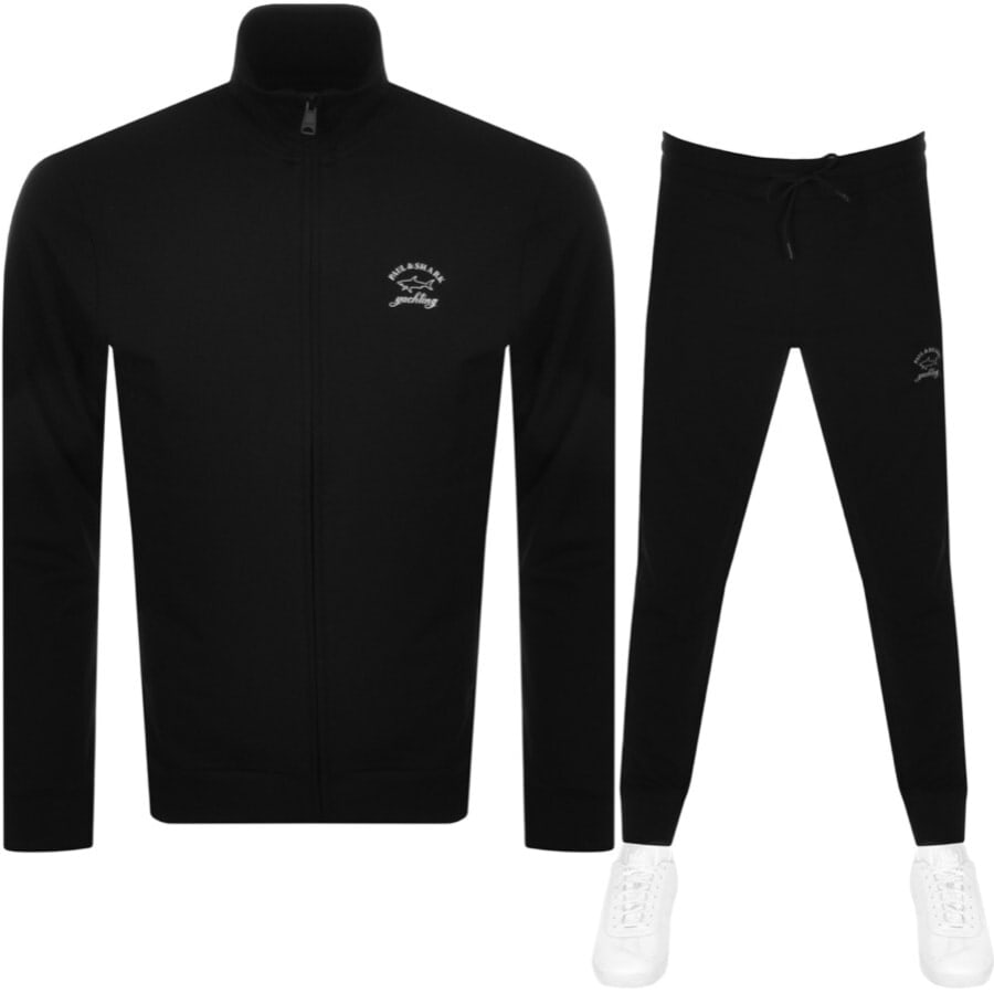 Alternative Image for ProductPaul And Shark Tracksuit Black1