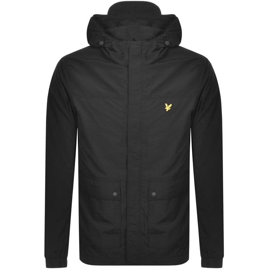 Alternative Image for ProductLyle And Scott Hooded Pocket Jacket Black1