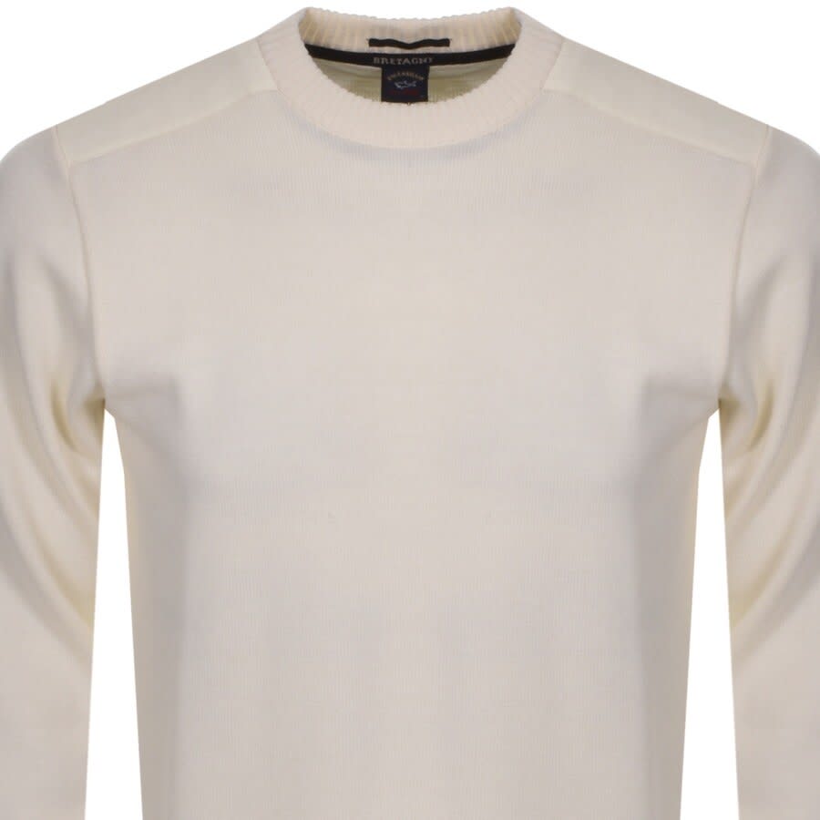 Alternative Image for ProductPaul And Shark Knitted Jumper Cream2