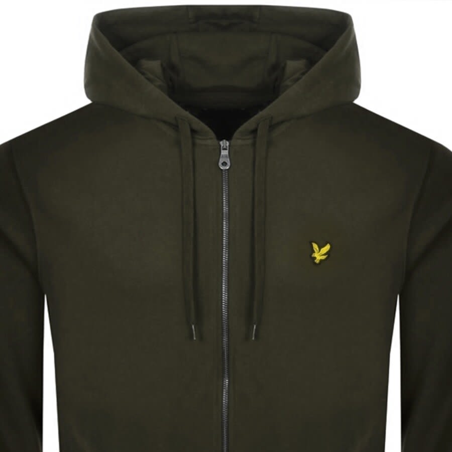 Alternative Image for ProductLyle And Scott Full Zip Hoodie Green2