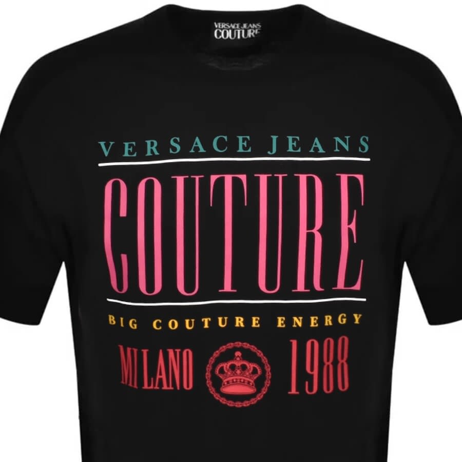 Alternative Image for ProductVersace Jeans Couture Logo T Shirt Black2