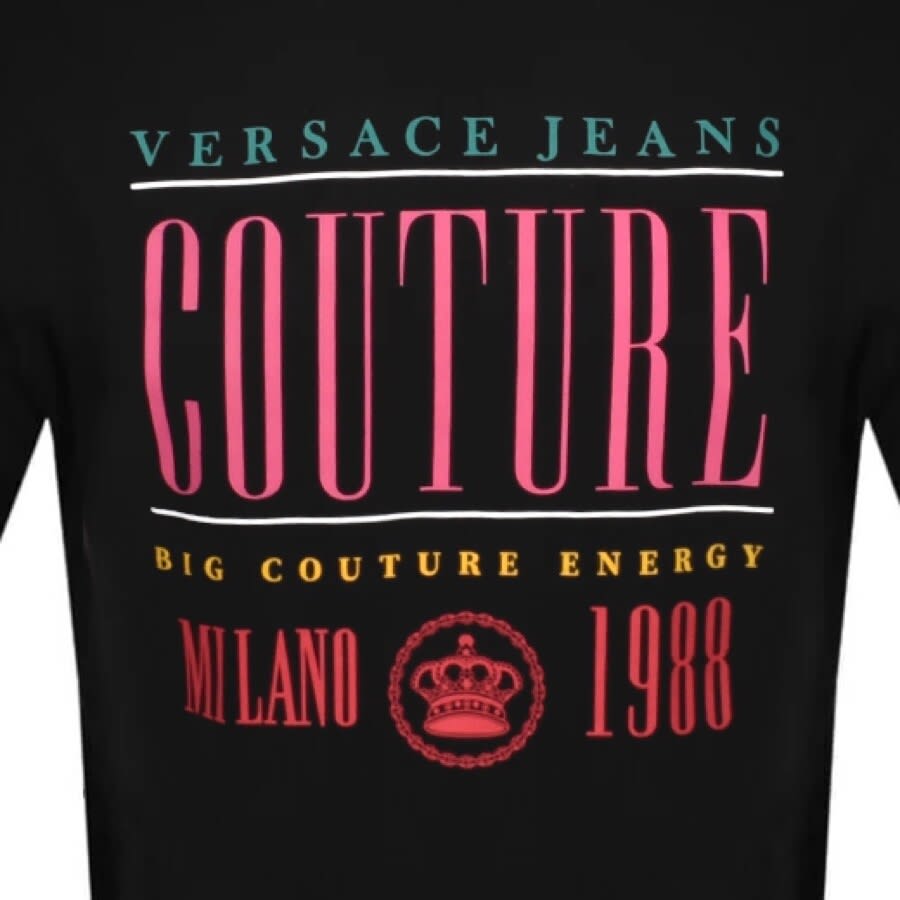 Alternative Image for ProductVersace Jeans Couture Logo T Shirt Black3