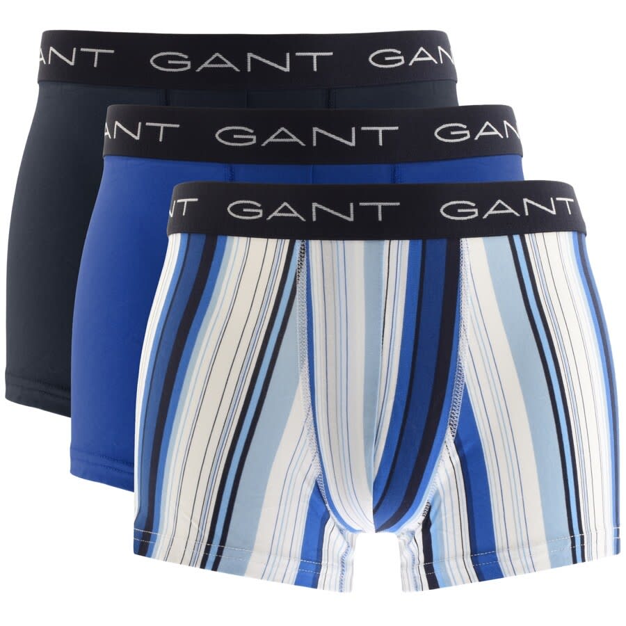 Alternative Image for ProductGant Three Pack Stretch Boxer Trunks Blue1