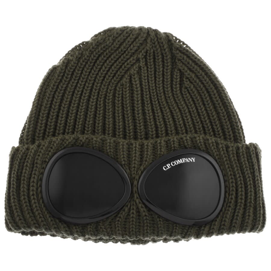 Alternative Image for ProductCP Company Goggle Beanie Hat Green1
