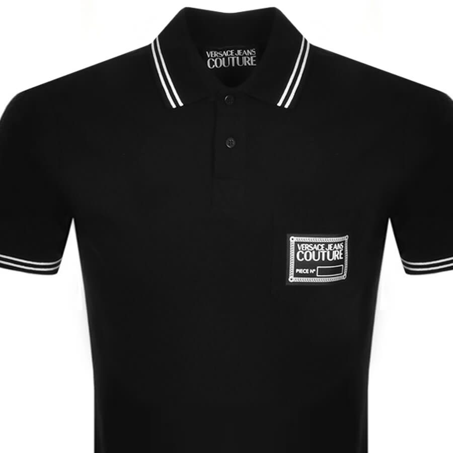 Alternative Image for ProductVersace Jeans Couture Polo T Shirt Black2
