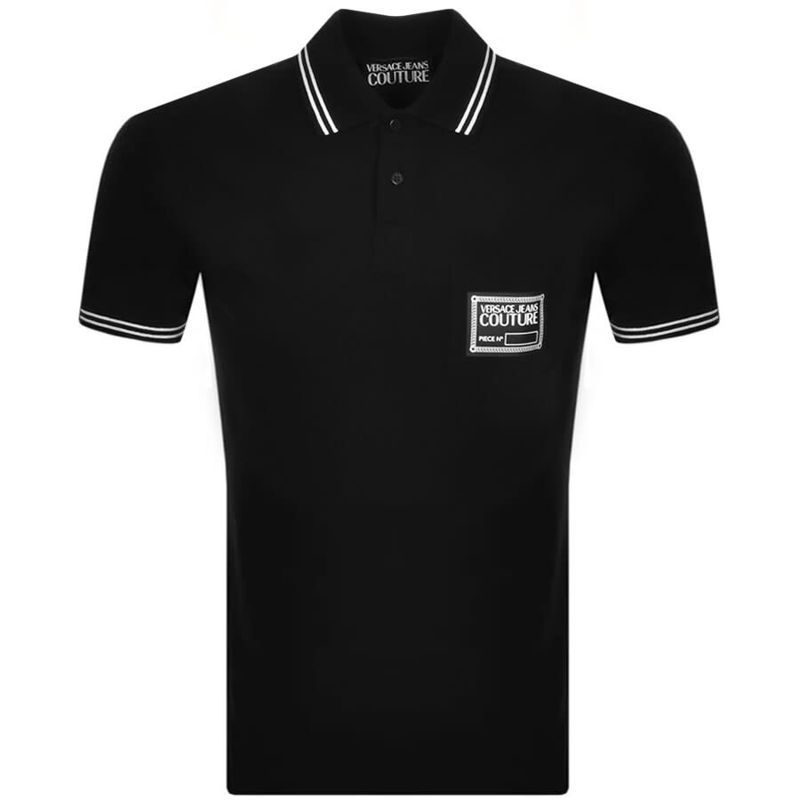 Alternative Image for ProductVersace Jeans Couture Polo T Shirt Black1