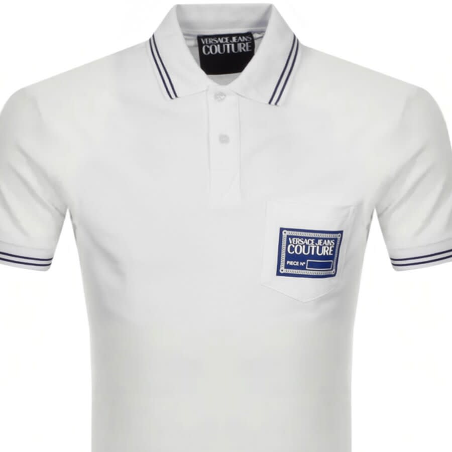 Alternative Image for ProductVersace Jeans Couture Polo T Shirt White2