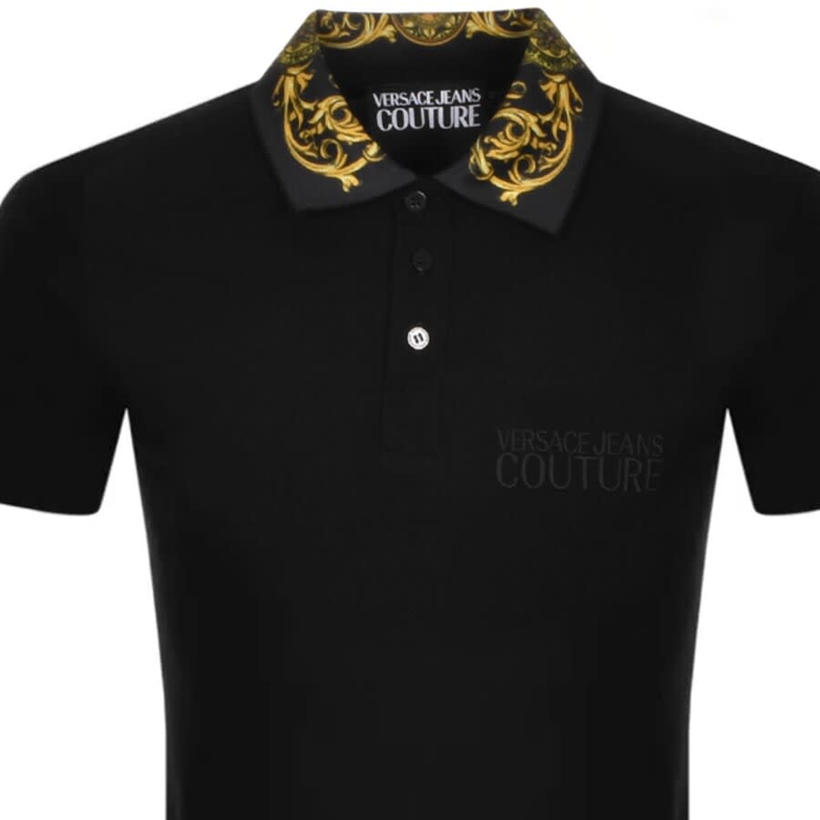Alternative Image for ProductVersace Jeans Couture Polo T Shirt Black2