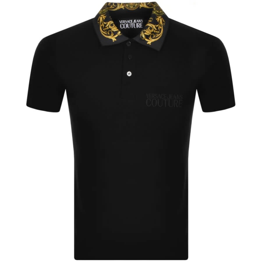 Alternative Image for ProductVersace Jeans Couture Polo T Shirt Black1