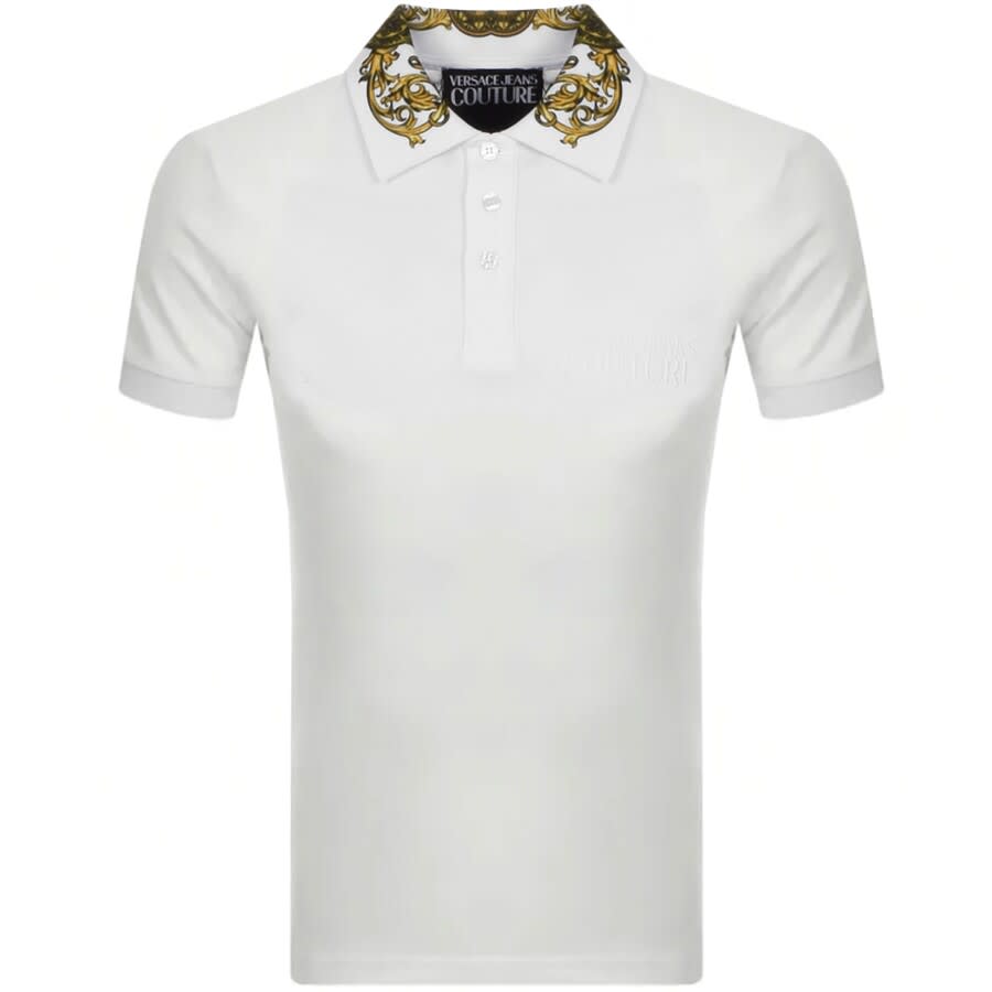 Alternative Image for ProductVersace Jeans Couture Polo T Shirt White1