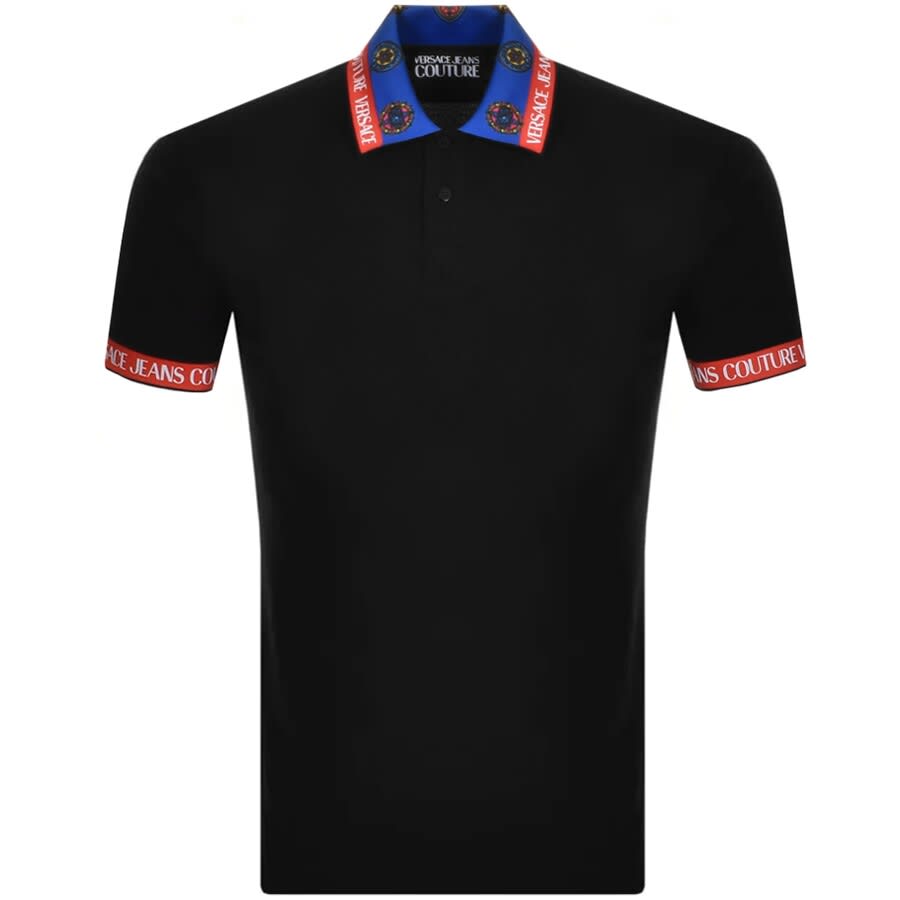 Alternative Image for ProductVersace Jeans Couture Polo T Shirt Black1