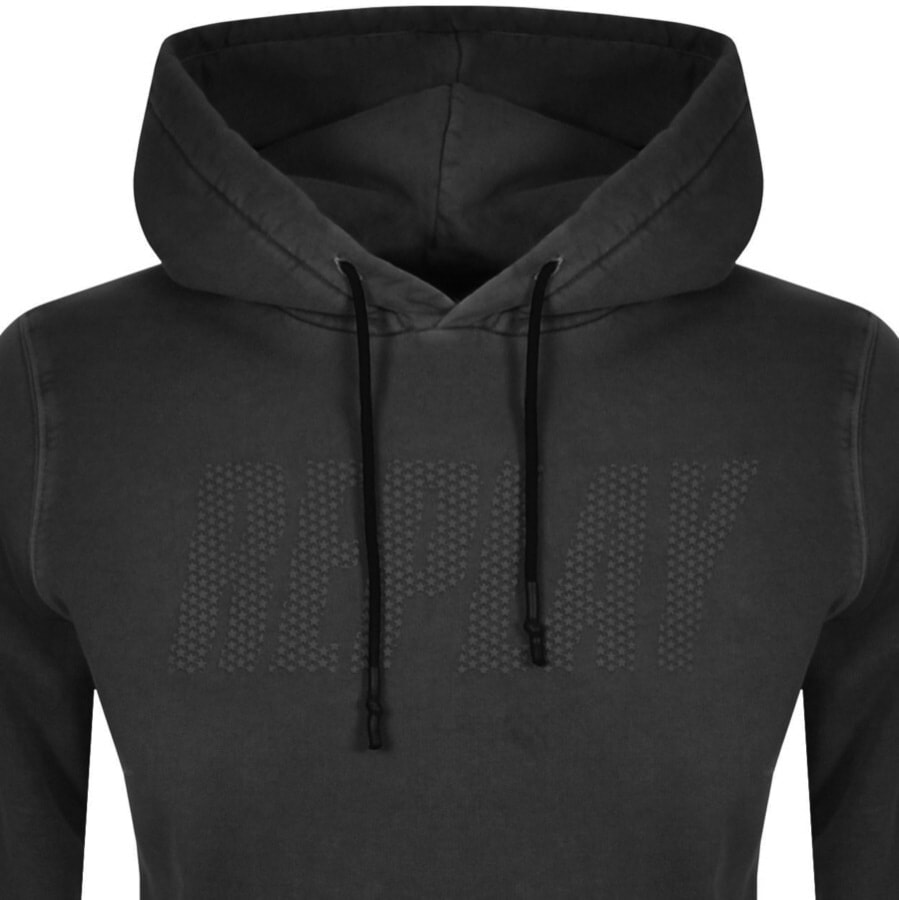 Alternative Image for ProductReplay Logo Hoodie Grey2