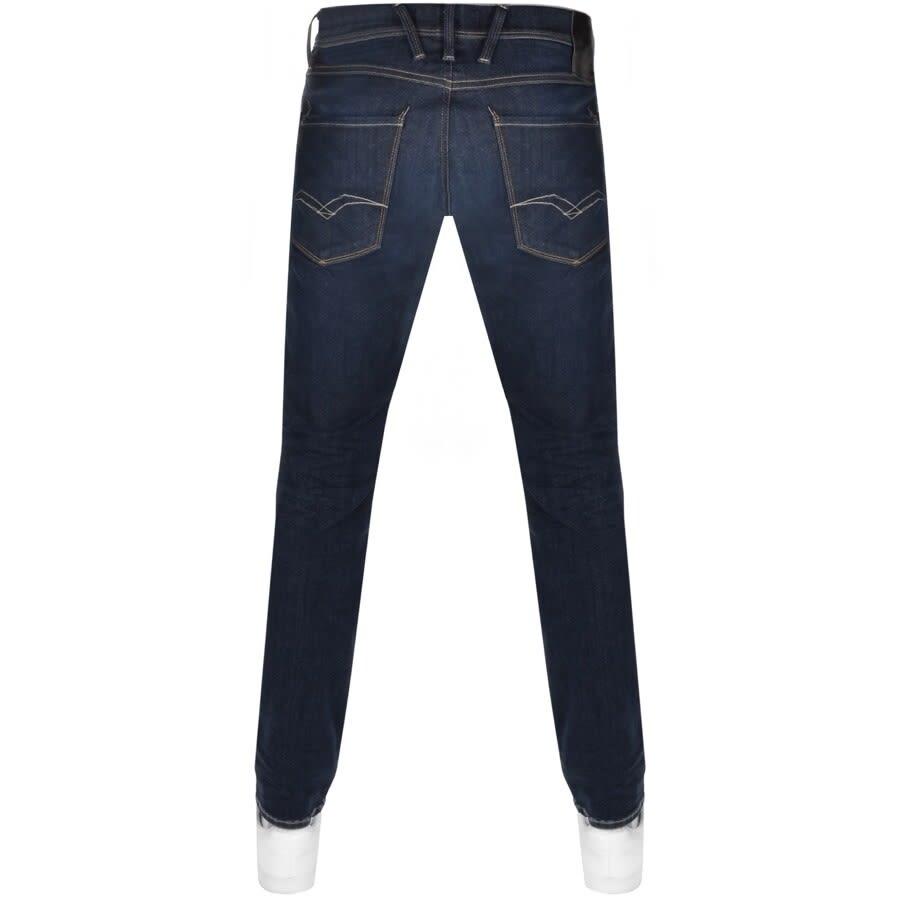 Alternative Image for ProductReplay Anbass Jeans Dark Wash Blue2