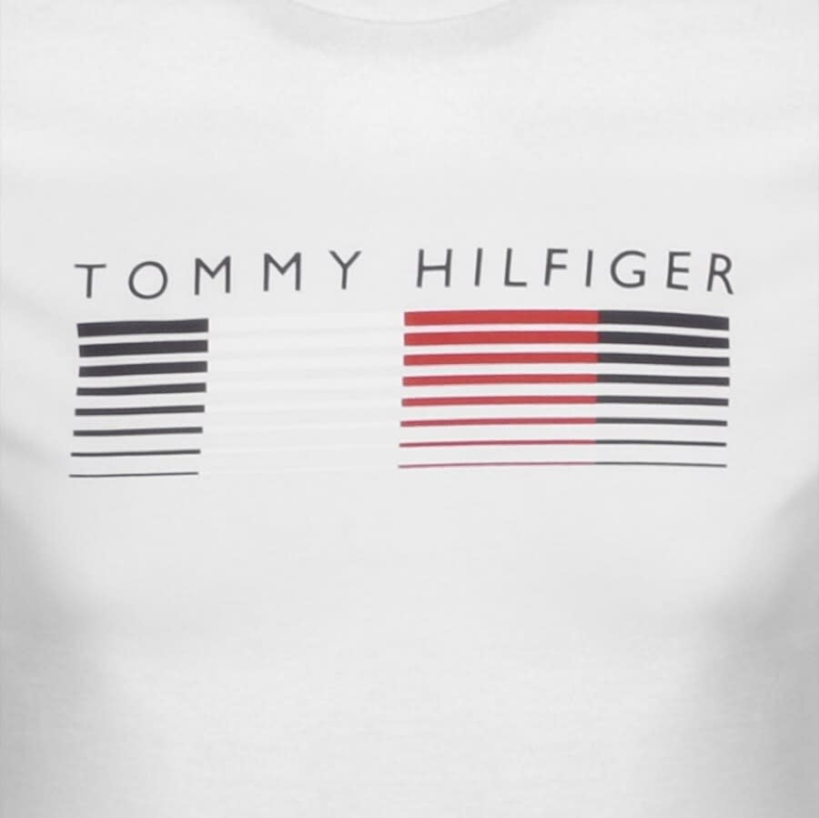 Alternative Image for ProductTommy Hilfiger Fade Logo T Shirt White3